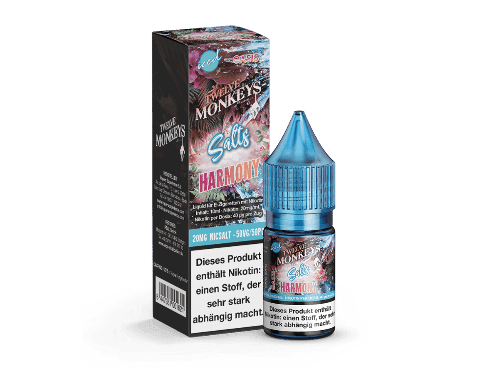 Twelve Monkeys - Iced - Nikotinsalz Liquid